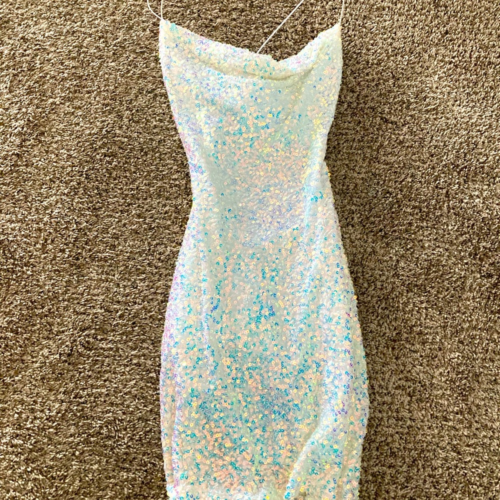 Windsor white sequin dress